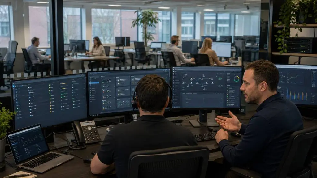 IT-beheer uitbesteden aan externe specialisten die een bedrijfsomgeving monitoren