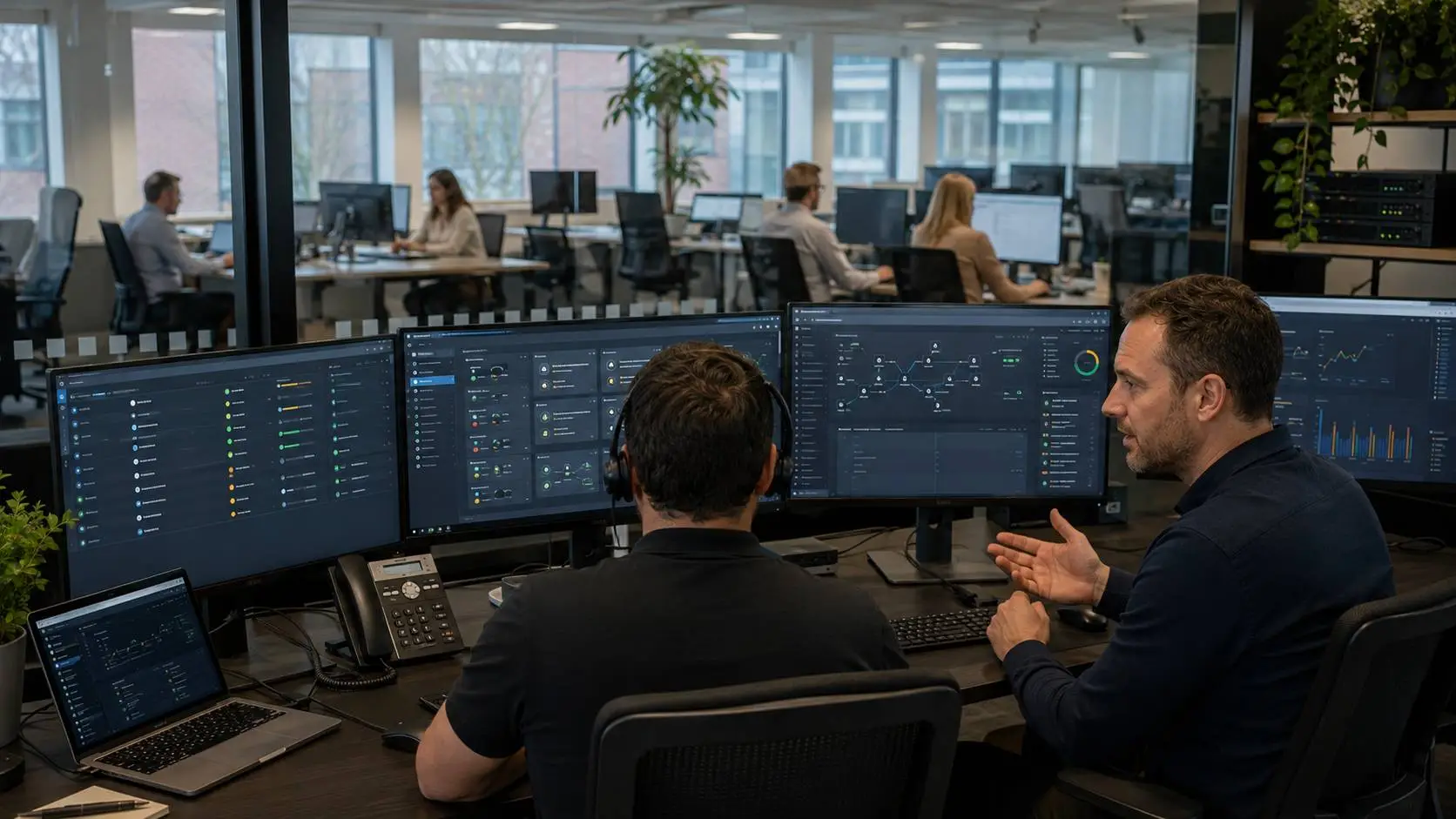 IT-beheer uitbesteden aan externe specialisten die een bedrijfsomgeving monitoren