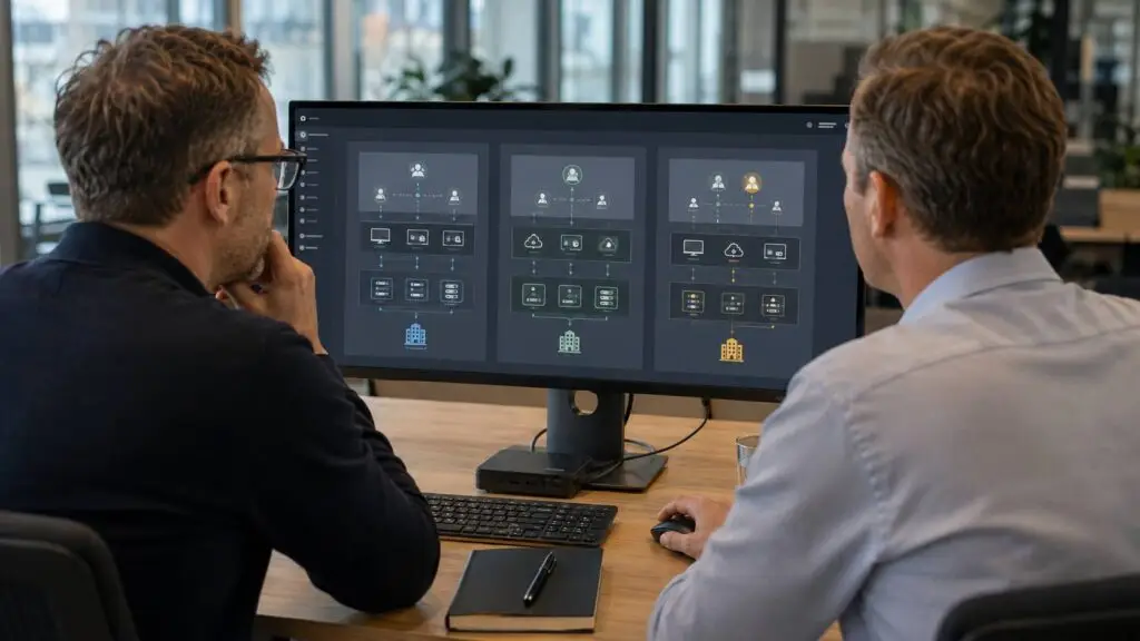 Intern of extern IT-beheer vergelijken met een co-managed IT-model als derde optie