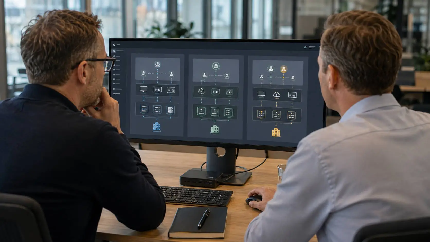 Intern of extern IT-beheer vergelijken met een co-managed IT-model als derde optie