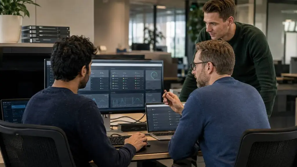 Co-managed IT-beheer met een intern IT-team en externe IT-partner